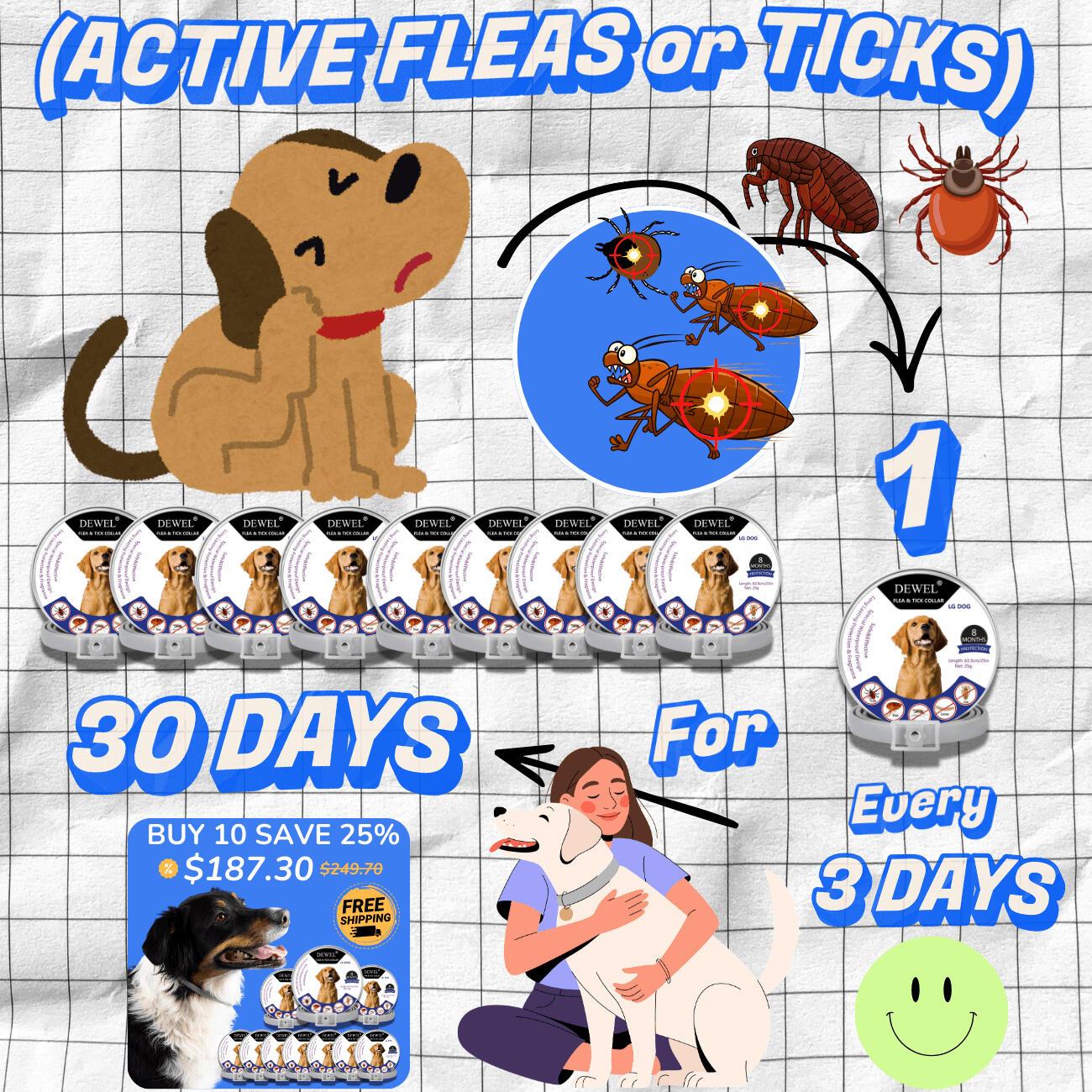 10-Collar DEWEL Collar Bundle